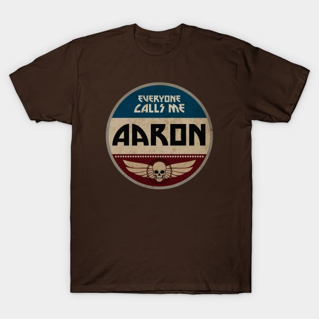 Vintage Name Tag: Aaron T-Shirt by CTShirts